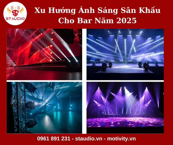 Xu Hướng Ánh Sáng Sân Khấu Cho Bar Năm 2025