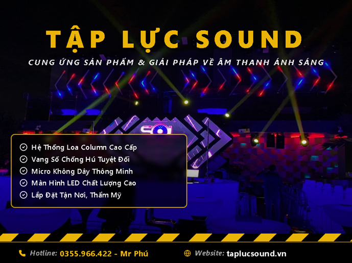 Dự án Lắp Đặt Âm Thanh Club / Bar Mini tại Đà Nẵng 